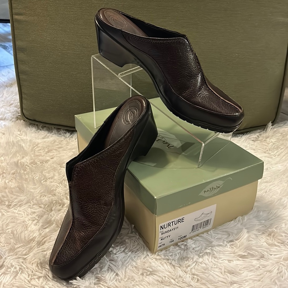 Nurture clogs- super comfortable- wore around the house